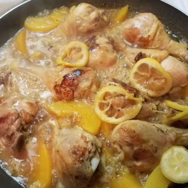 Drumsticks with Peach and Honey