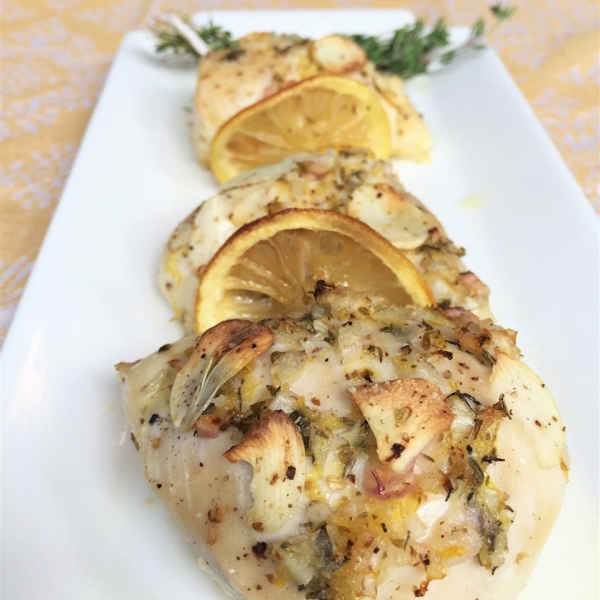 Roasted Lemon, Garlic, and Chicken