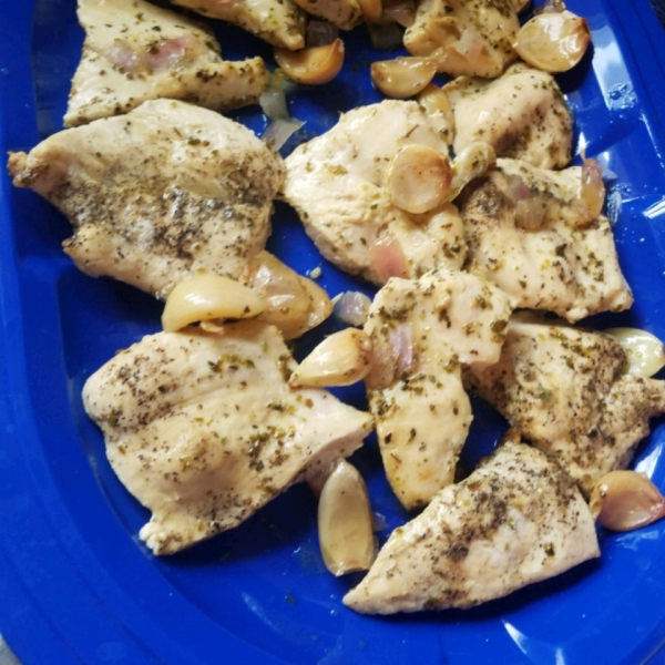 Roasted Lemon, Garlic, and Chicken
