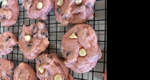 Valentine's Day Strawberry Chocolate Chip Cookies