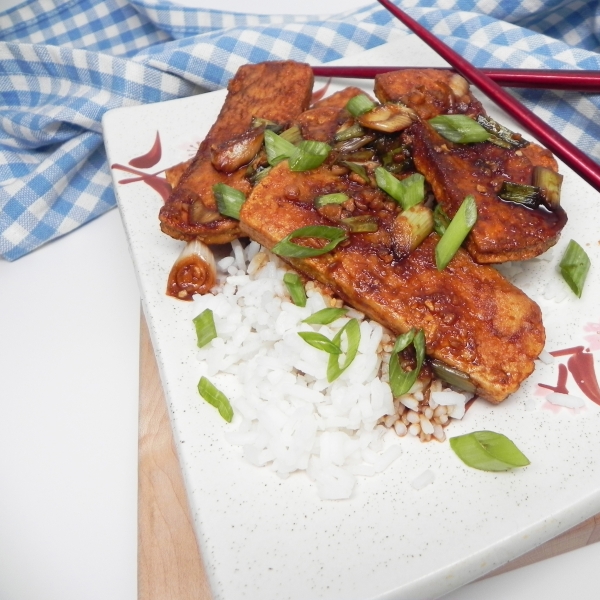 Crispy Teriyaki Tofu