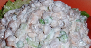Easy Salmon Whole Wheat Pasta Salad