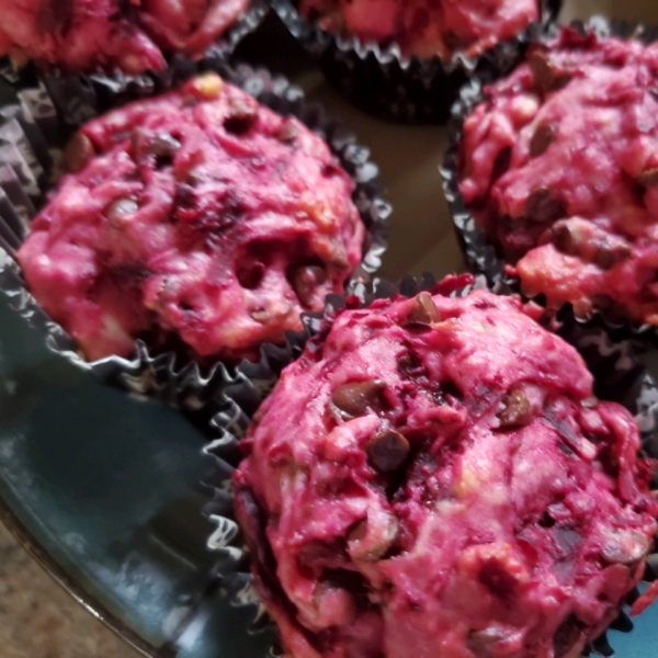 Chocolate Beet Muffins
