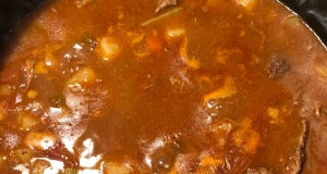 Braised Beef with Shallots and Mushrooms