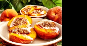 Air Fryer Grilled Peaches