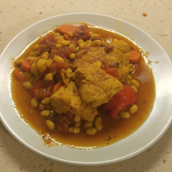 A Crock of Curried Pork Soup