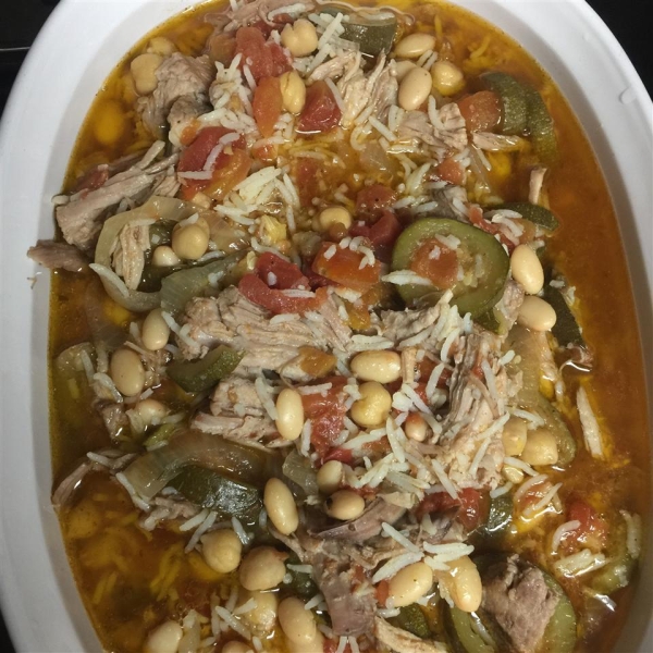 A Crock of Curried Pork Soup