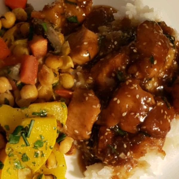 Honey-Garlic Sesame Chicken