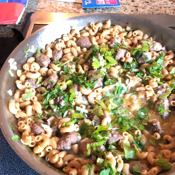 Everyday Orzo with Sausage and Fresh Herbs