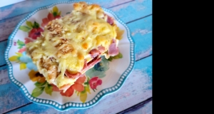 Easy Ham and Cheese Breakfast Casserole