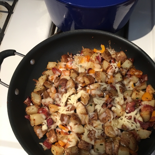 Cheesy Breakfast Potatoes