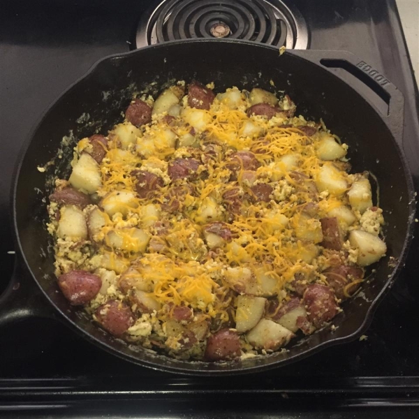 Cheesy Breakfast Potatoes