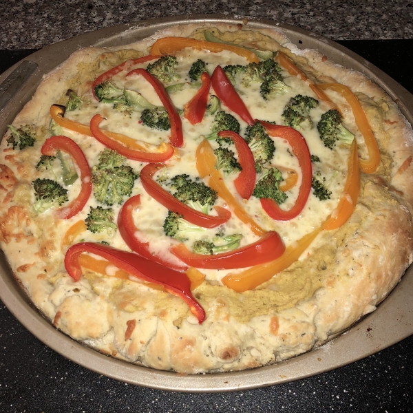 Hummus Pizza