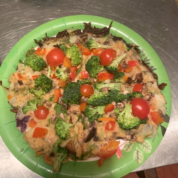 Hummus Pizza