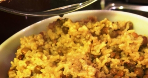 Easy Coconut Rice and Black-Eyed Peas