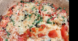 Baked Polenta with Fresh Tomatoes and Parmesan