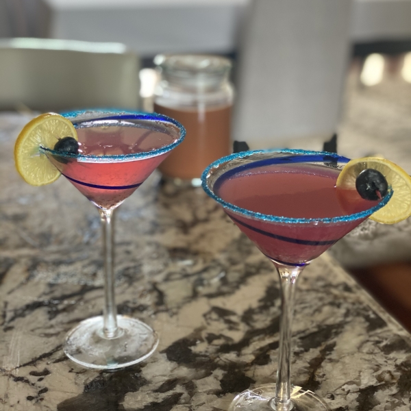 Blueberry Vodka Martinis