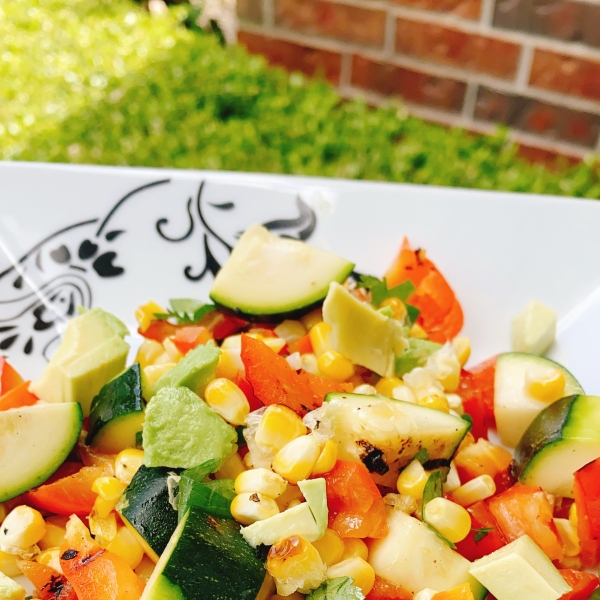 Roasted Corn and Vegetable Salad