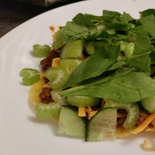 Taco-Topped Cornmeal Pancakes
