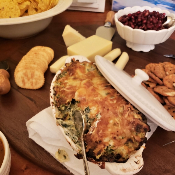 Chef John's Hot Spinach Artichoke Dip