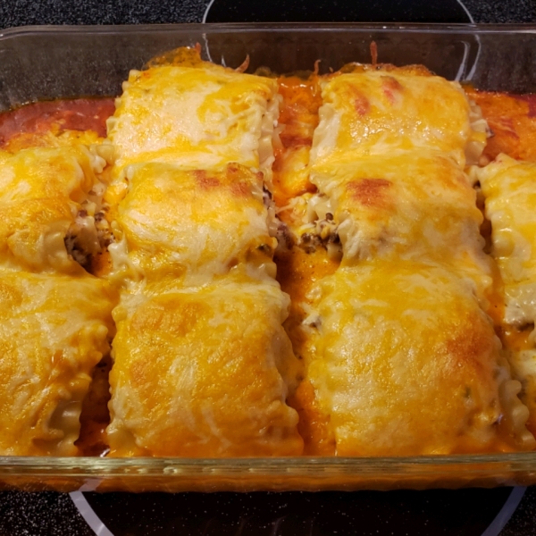 Mexican Lasagna Rollups