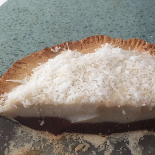 Coconut (Haupia) and Chocolate Pie