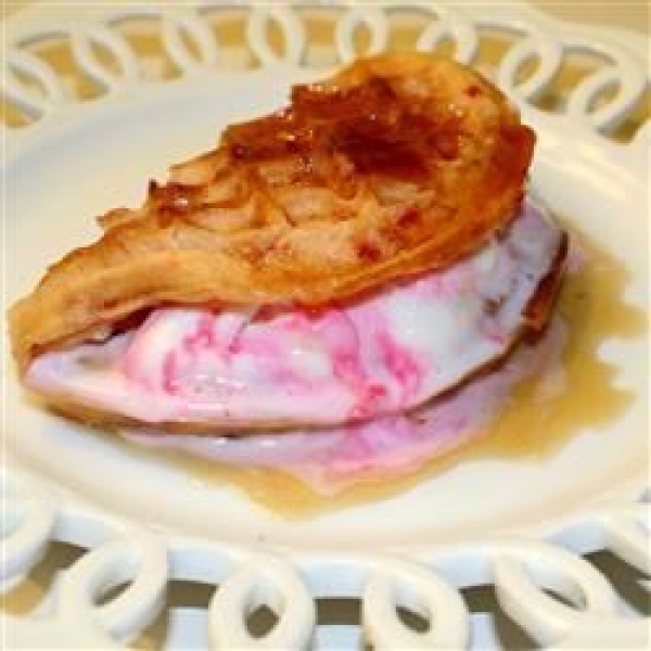 Toasted Waffle Ice Cream Sandwich