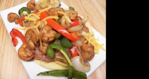 Crunchy Shrimp Fajitas