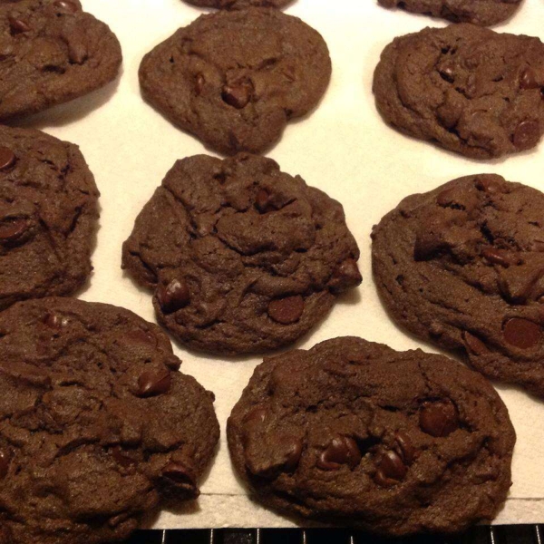 Addictive Double Chocolate Mint Cookies