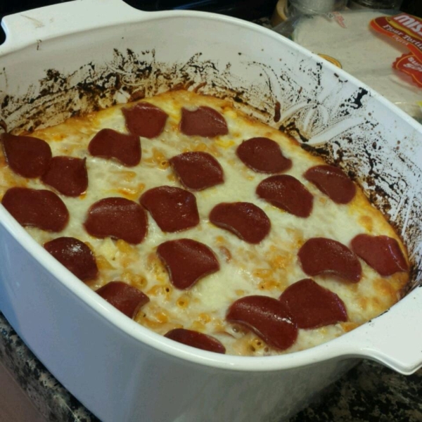 Pizza Casserole with Pasta