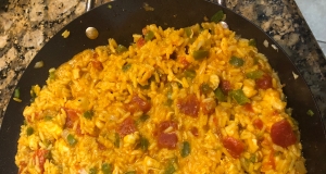 Cheesy Chicken and Yellow Rice