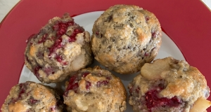 Raspberry/Pear/Pecan Bread