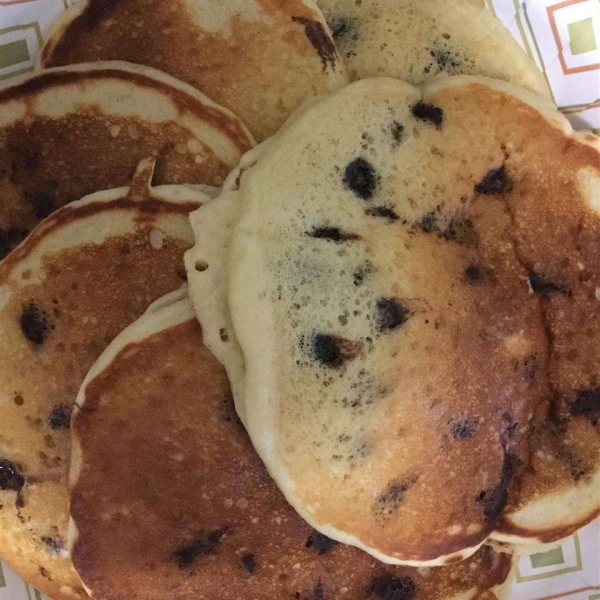 Kefir Chocolate Chip Pancakes
