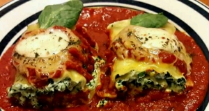 Lasagna Spinach Roll-Ups