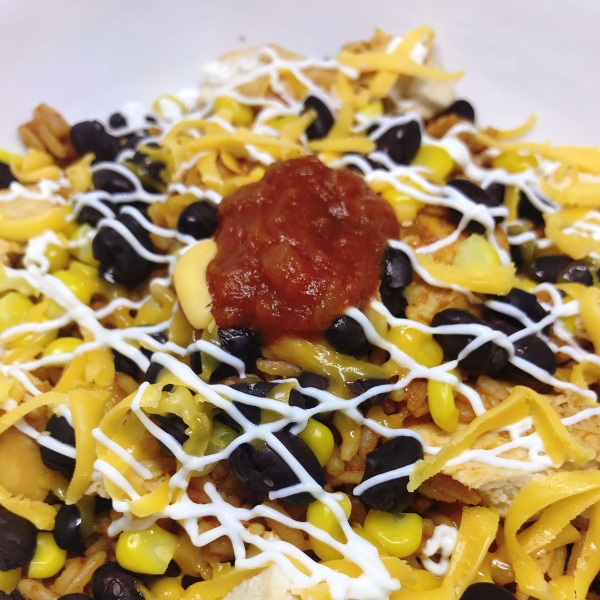 Instant Pot Fiesta Chicken Burrito Bowl