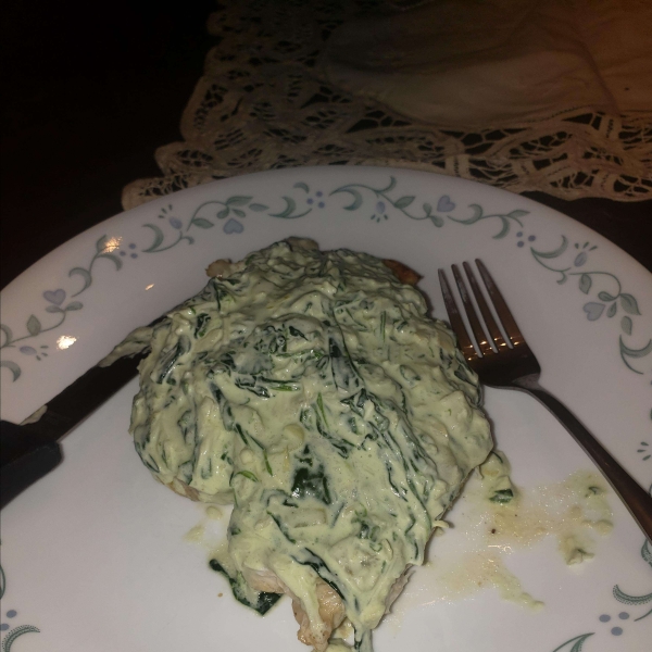 Keto Spinach-Artichoke Chicken