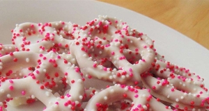 White Chocolate-Covered Pretzels
