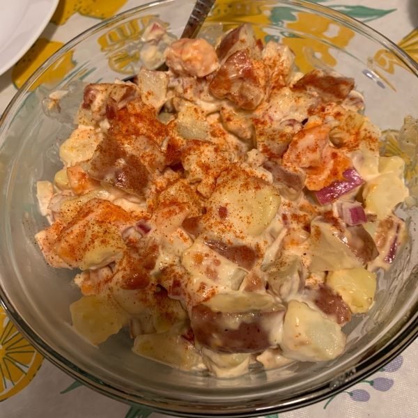 Red and Sweet Potato Salad