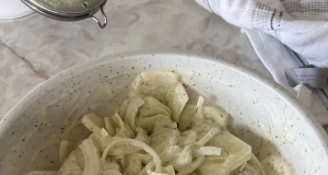 Dad's Creamy Cucumber Salad