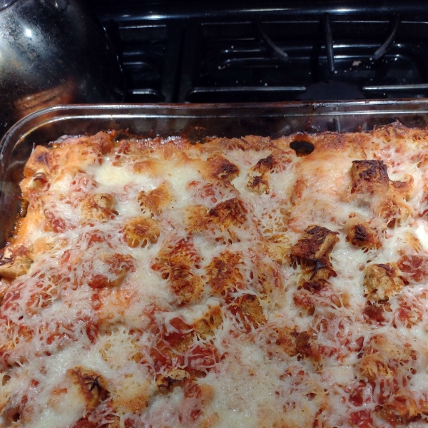 The Best Parmesan Chicken Bake