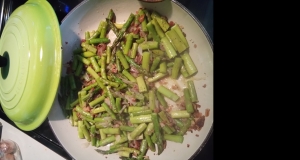 Fried Asparagus with Bacon