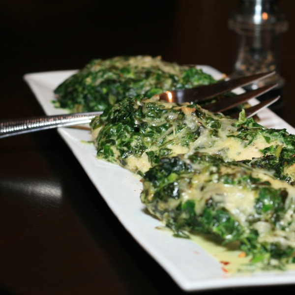 Low-Carb Chicken and Spinach Casserole