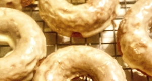 Glazed Pumpkin Spice Doughnuts