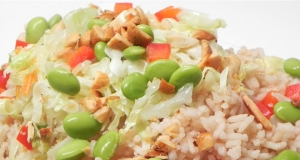 Asian Cabbage and Tea Rice