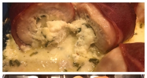 Cream Cheese, Garlic, and Chive Stuffed Chicken
