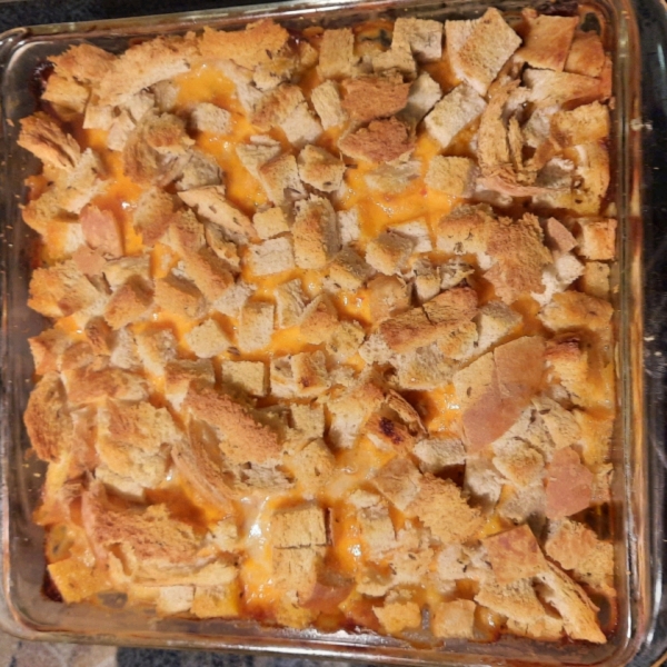 Reuben-Pierogie Casserole