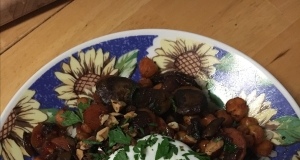 Crispy Chickpea Grain Bowl with Lemon Yogurt