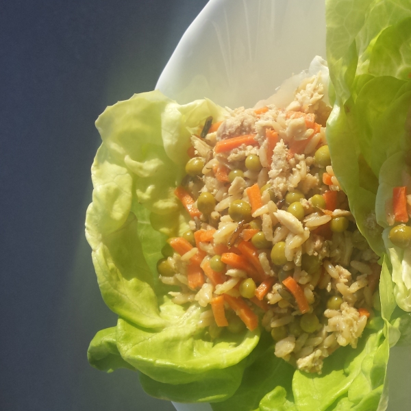 Albacore Tuna and Rice Medley Lettuce Cups