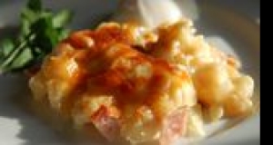 Cheesy Ham and Hash Brown Casserole