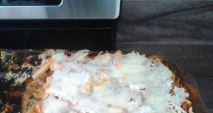 Baked Ziti with Spinach and Meat